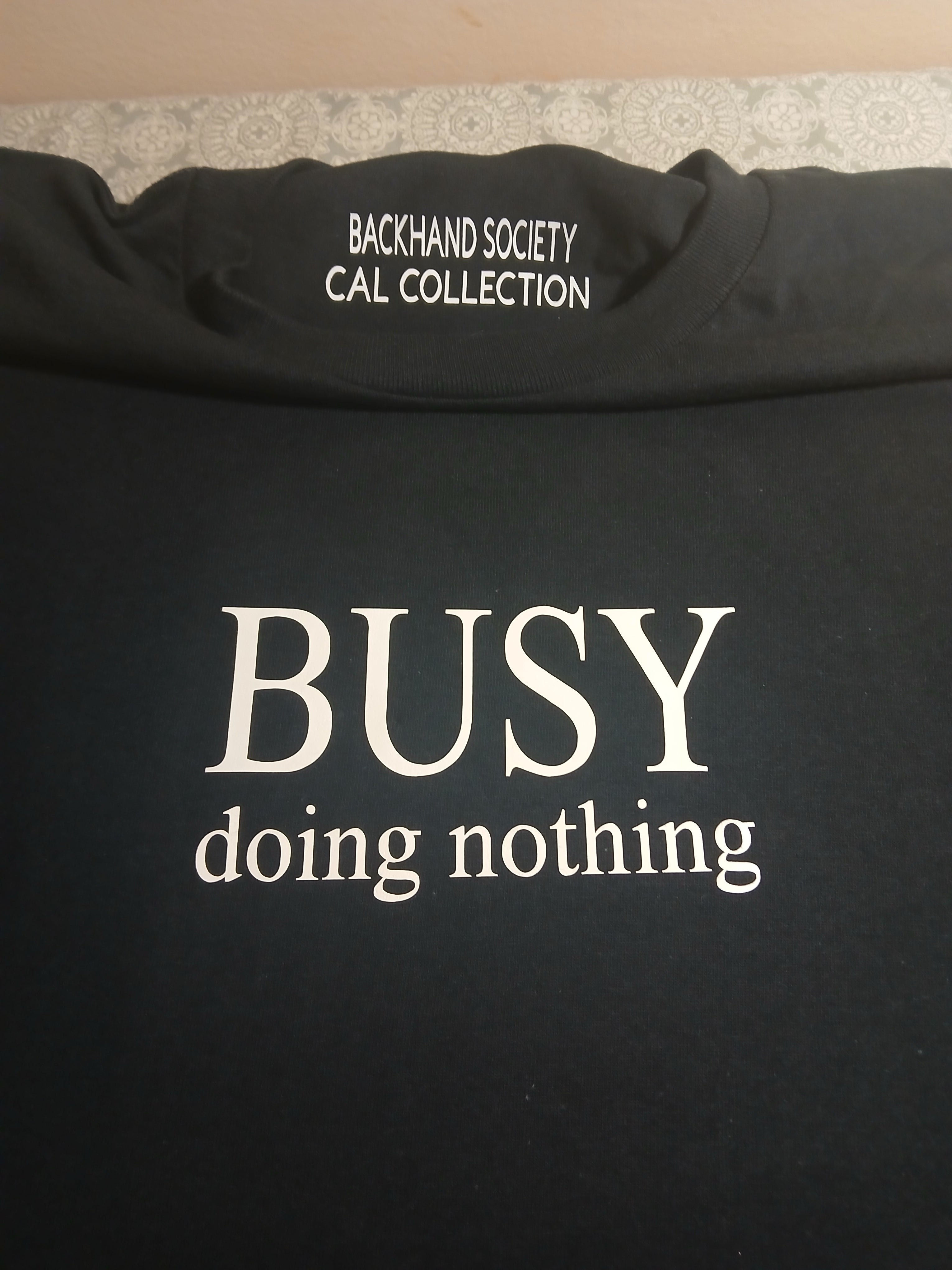 BUSY doing nothing.