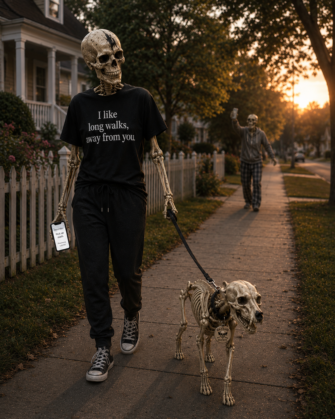 I Like Long Walks, Away From You.