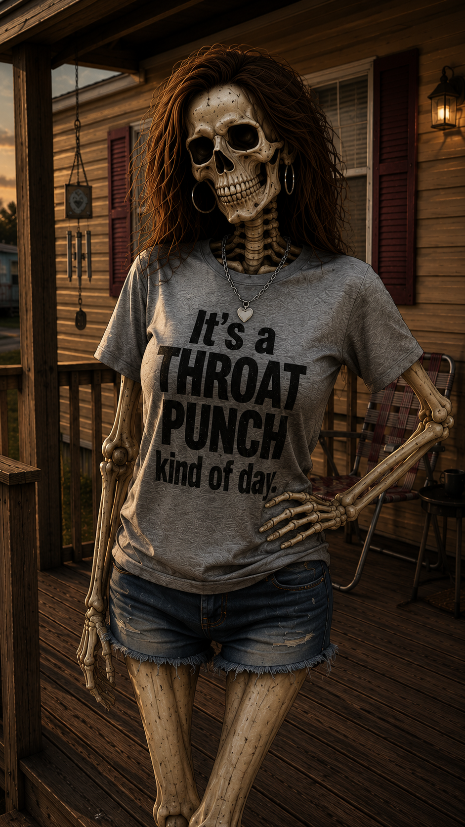It's a Throat Punch Kind of Day tee - Trixie Collection by Backhand Society